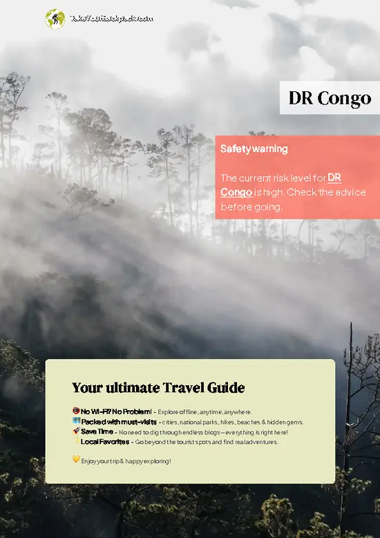 example page 0 from our offline Travel Guide for Democratic Republic of the Congo